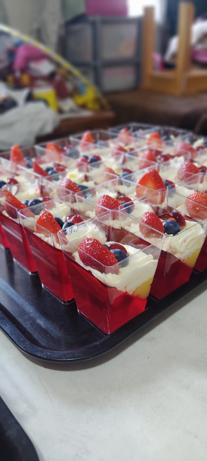 Strawberry Jelly Dessert - Image 2